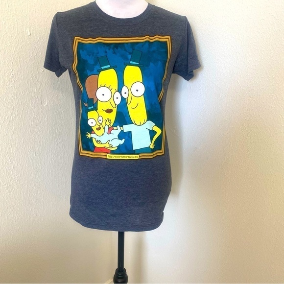 Ripple Junction Rick and Morty “The Poopybuttholes” T-Shirt Size Large Unisex - Picture 1 of 5